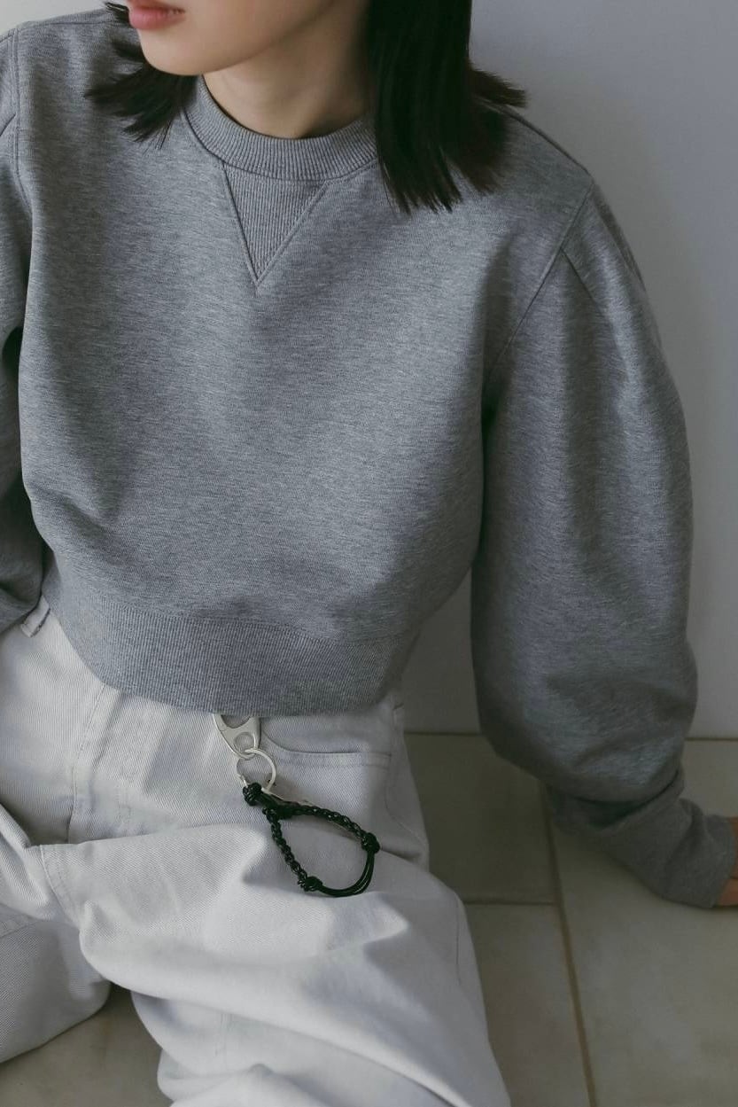 ànuke Compact Short Sweat コンパクトショートスウェット Gray