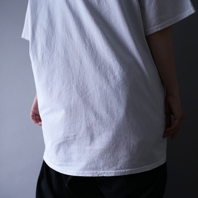 "ウォーリーを探せ" good printed over silhouette s/s tee