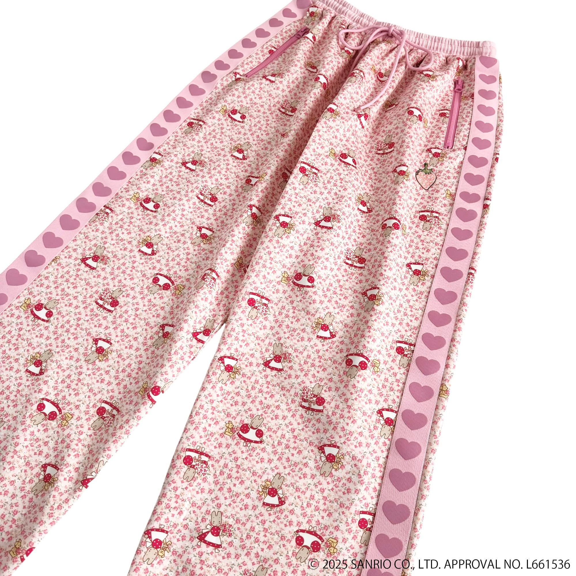 マロンクリーム トラックパンツ