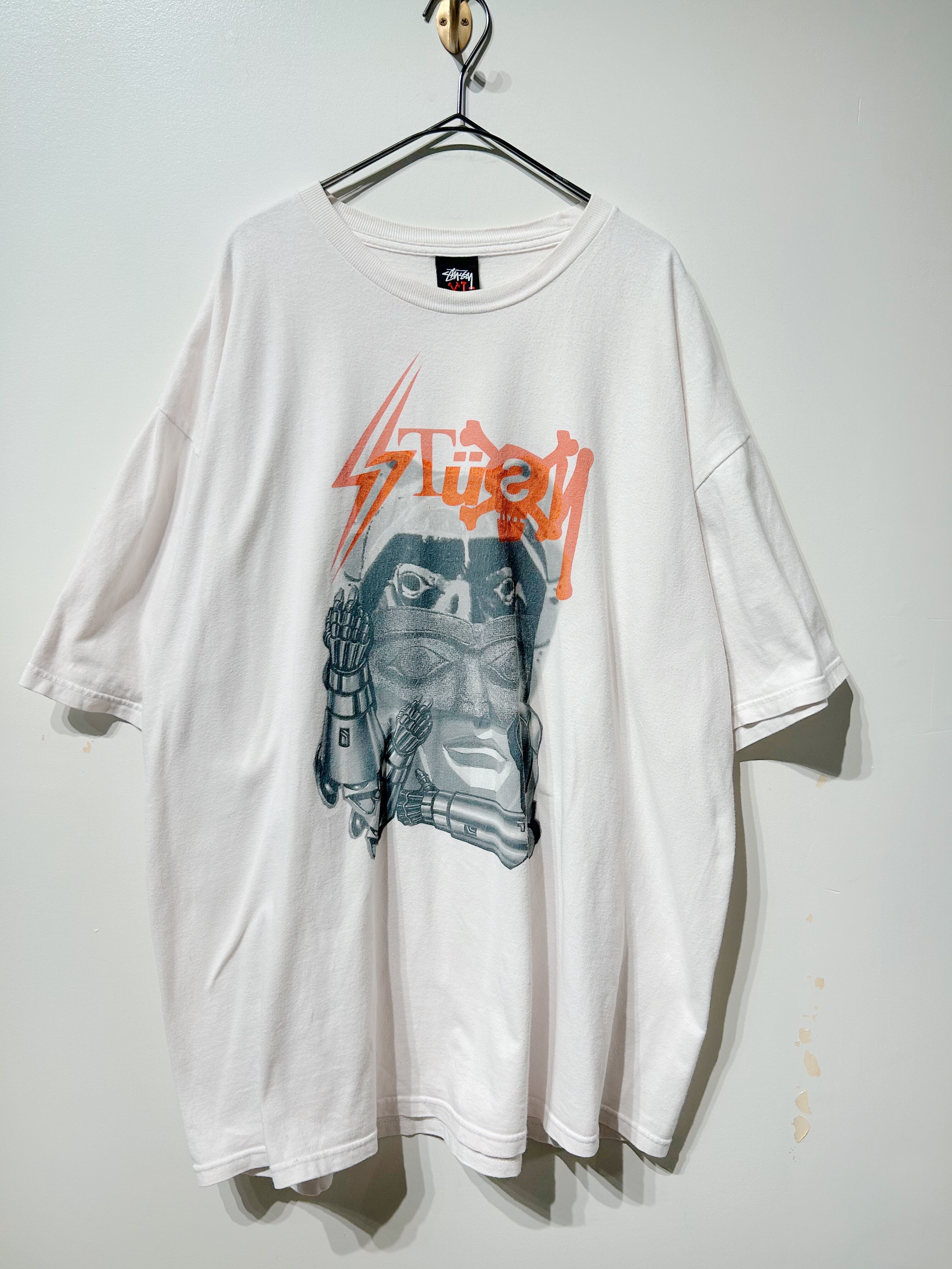 (CS2095)00‘s Stussy printed T-shirt made in Mexico