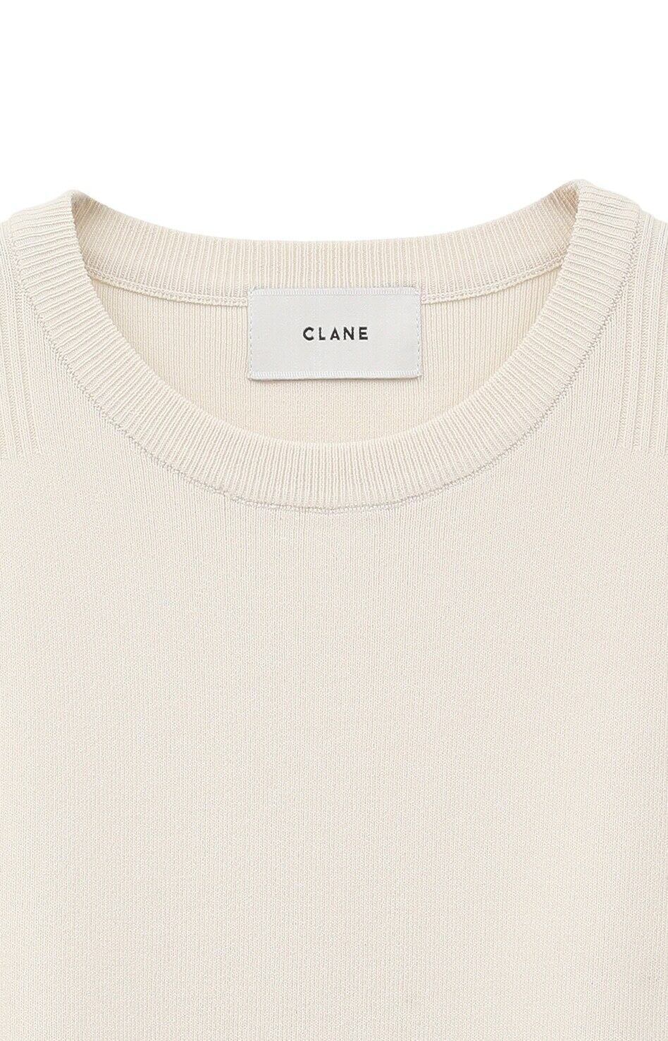 CLANE(クラネ) BASIC COMPACT KNIT | サウスオレンジ｜メンズ