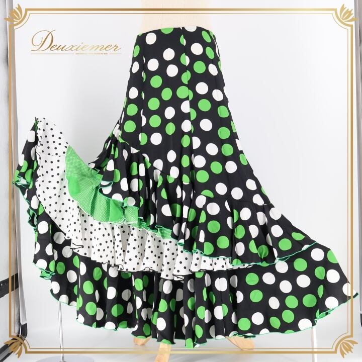 フラメンコ衣装　スカート　ファルダ　イベリア　エルモサ フラメンコ 衣装 トップス ファルダ スカート ツーピース セットアップ