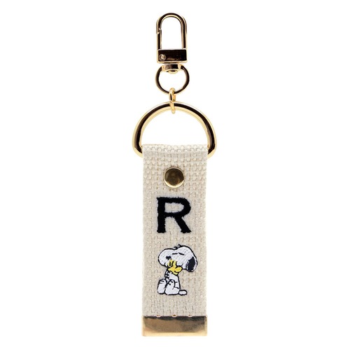 スヌーピーイニシャルタグキーホルダー R(0506792)
