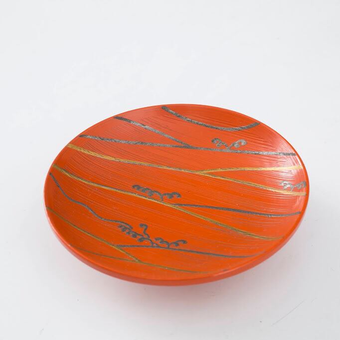 【枚数変更】玄々斎好 引盃 蕨波 わらび波 塗師松斎 5客組 共箱