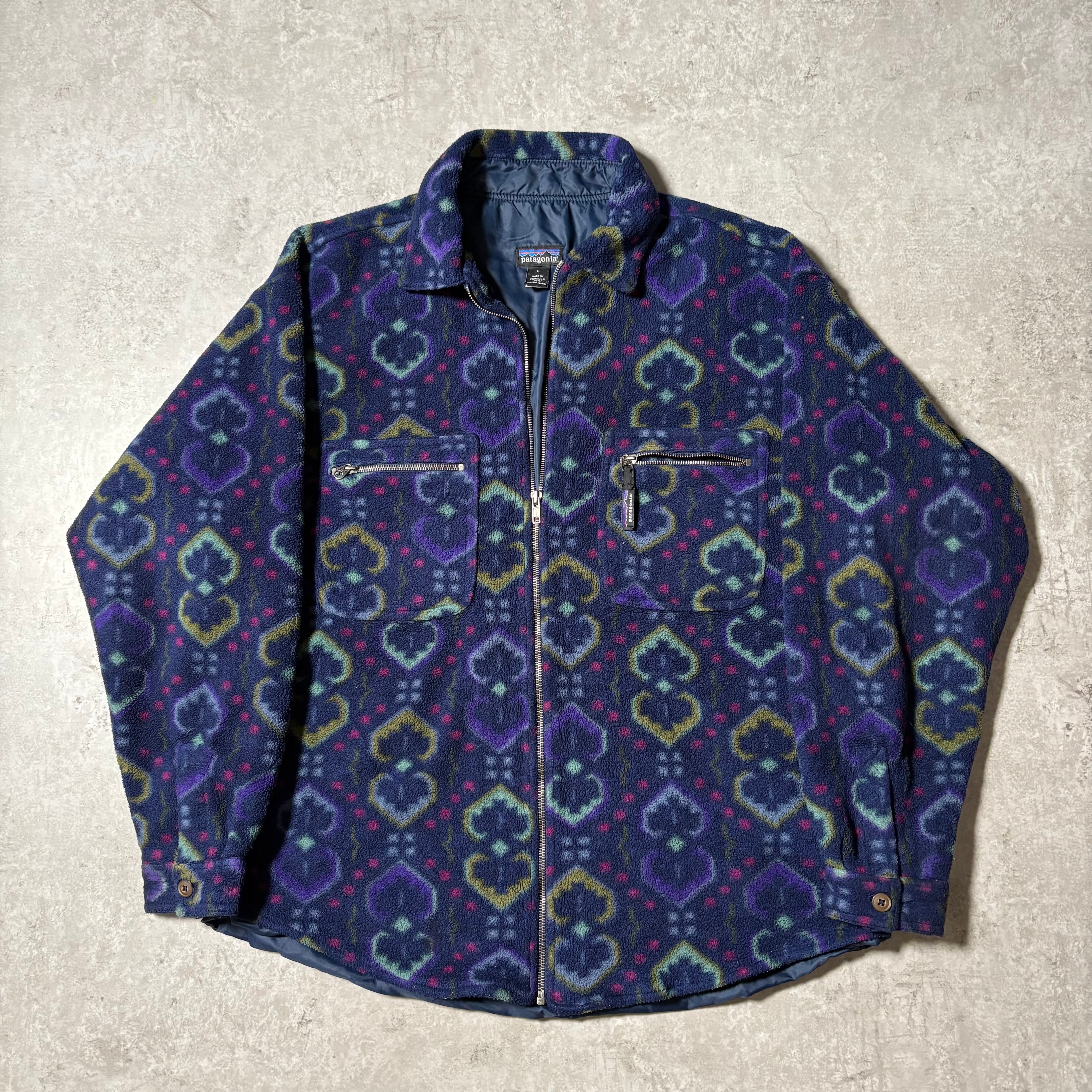 1994s "Patagonia" Synchilla Over Shirt "タペストリー"