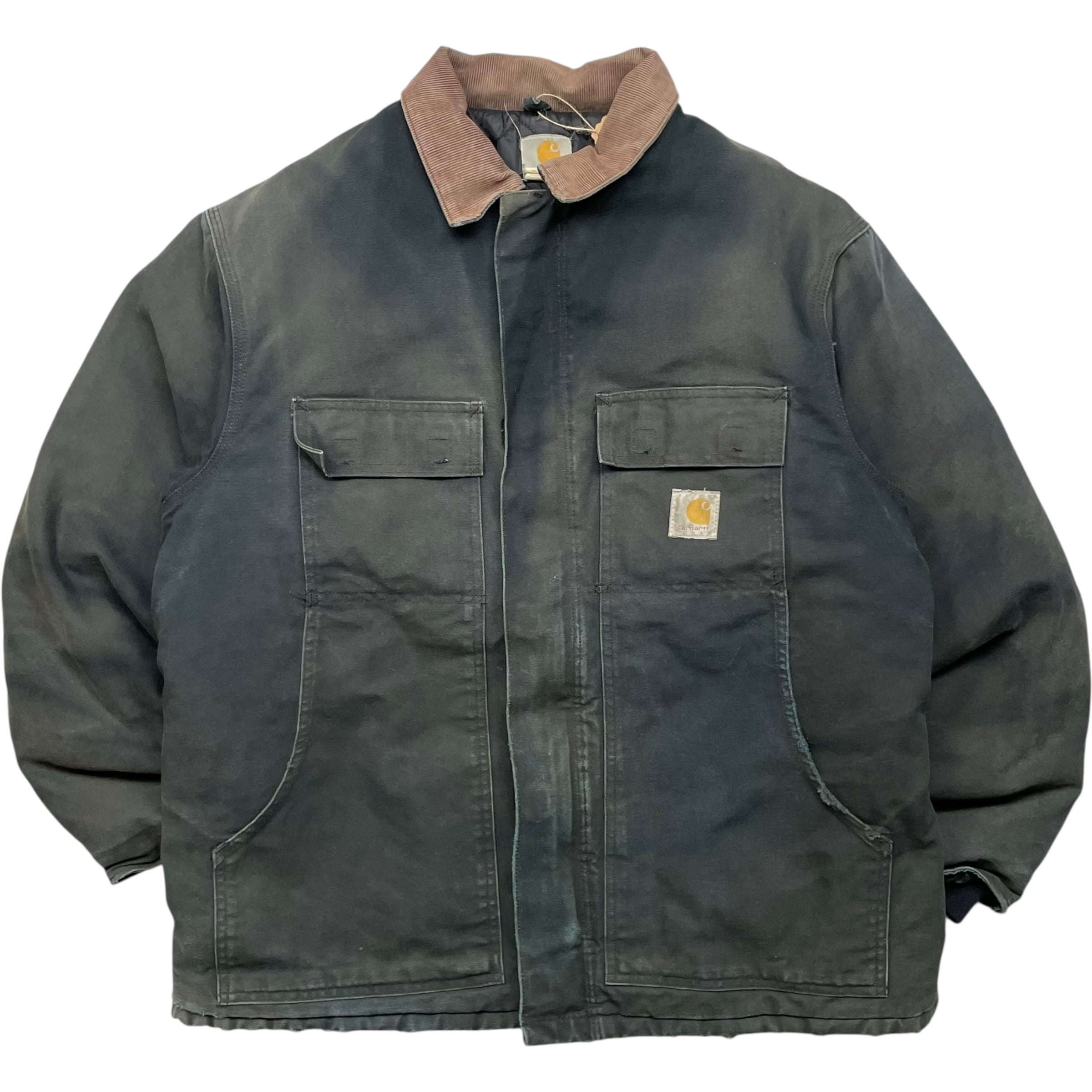 《XL》 Carhartt カーハート トラディショナルコート トラディショナルジャケット ダックジャケット ブラック 色落ち no.8982