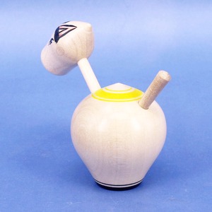 《 弥治郎系・上田康友 工人 》うま独楽（こま）