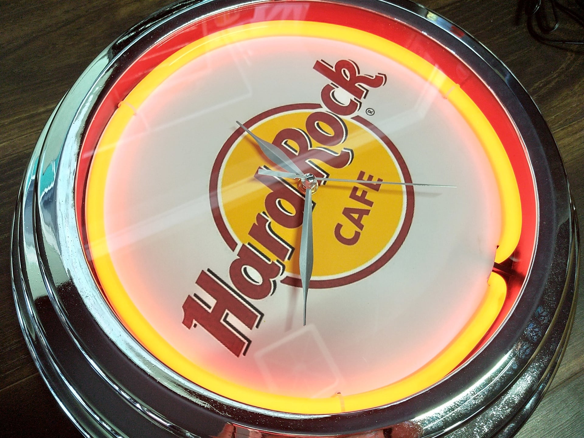 ネオン時計 / ネオンクロック ハードロックカフェ (Hard Rock ネオン時計 / ネオンクロック ハードロックカフェ (Hard Rock