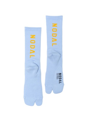 NODAL Logo Socks(Light Blue × Orange)