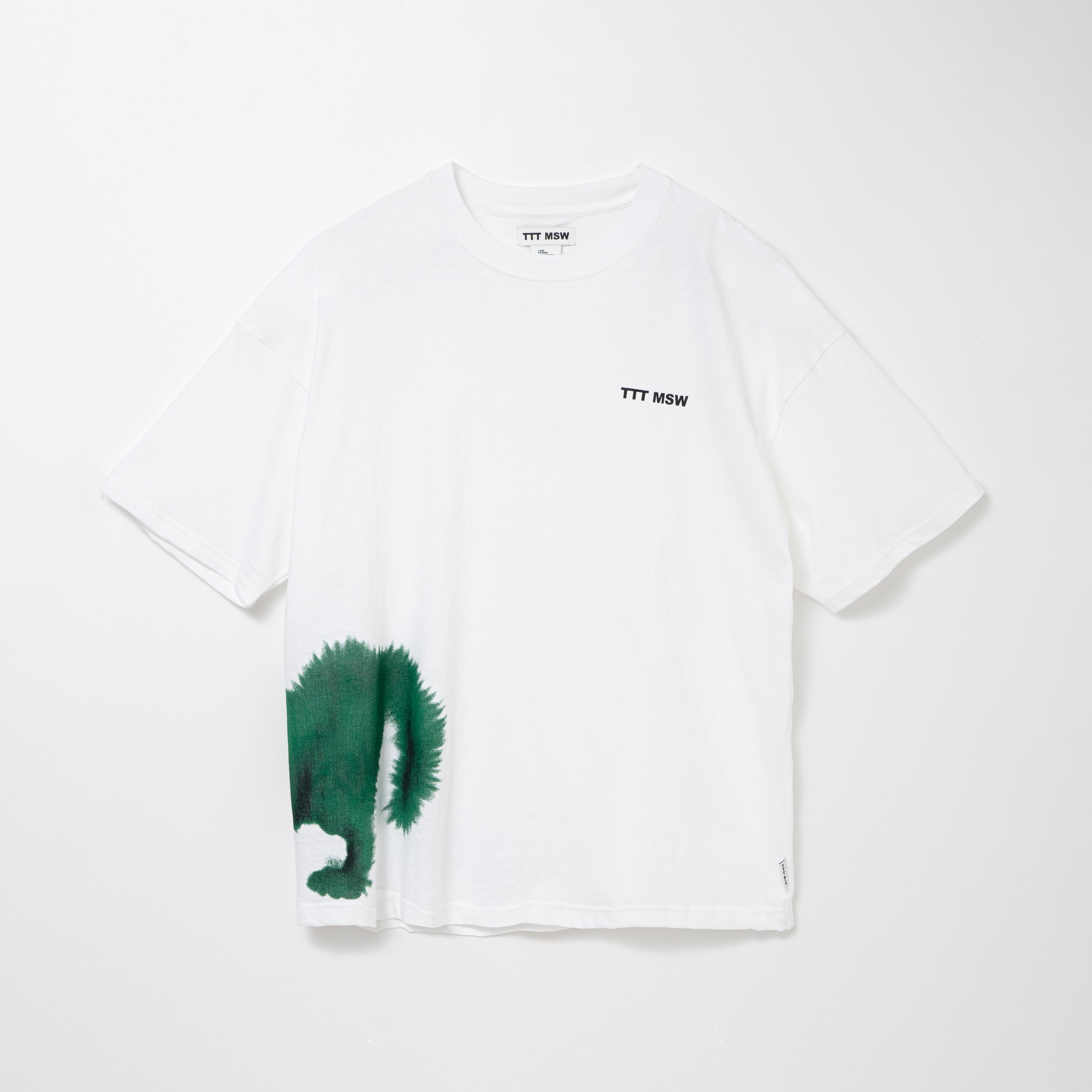 Green dog T-shirt（WHITE） | TTTMSW