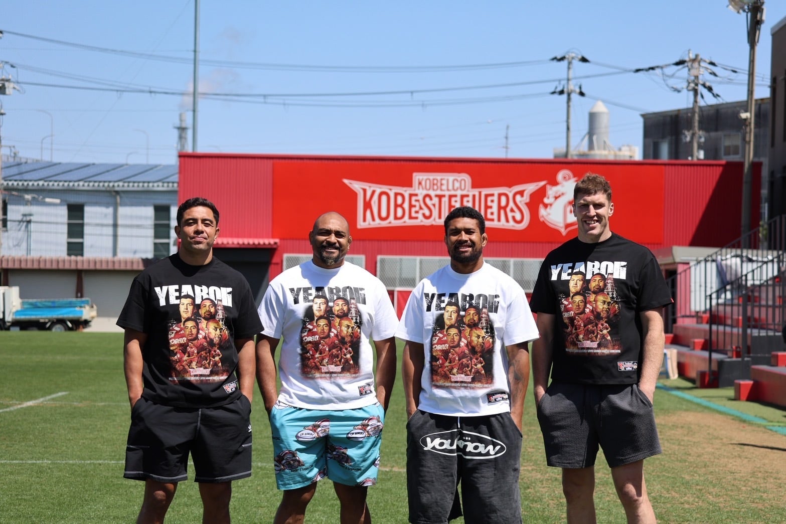 Yeaboii x KOBELCO KOBE STEELERS オリジナルデザインTシャツ