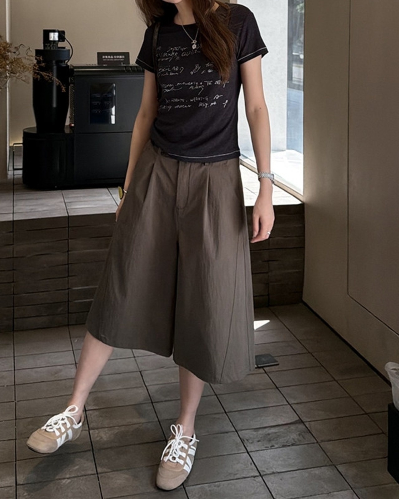 グラフィックプリント半袖Tシャツ 2color A1080 - 12