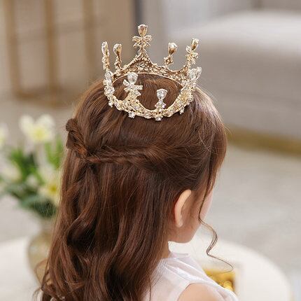 子ども】とってもかわいいお姫様 王冠 ティアラ シルバー ゴールド