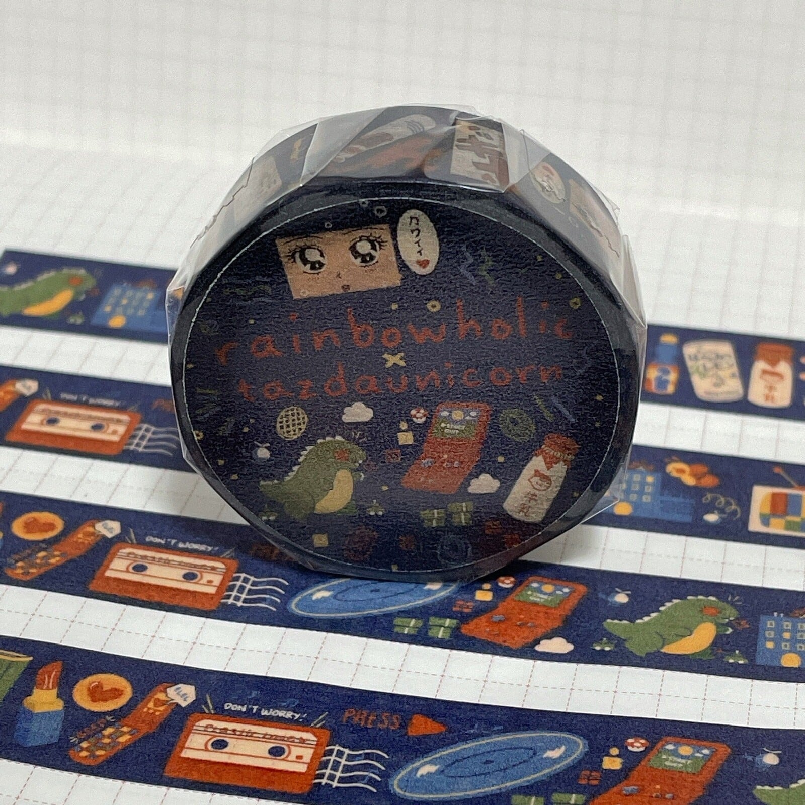 Rainbowholic x Tazdaunicorn レトロジャパン 15mmマステ RA01