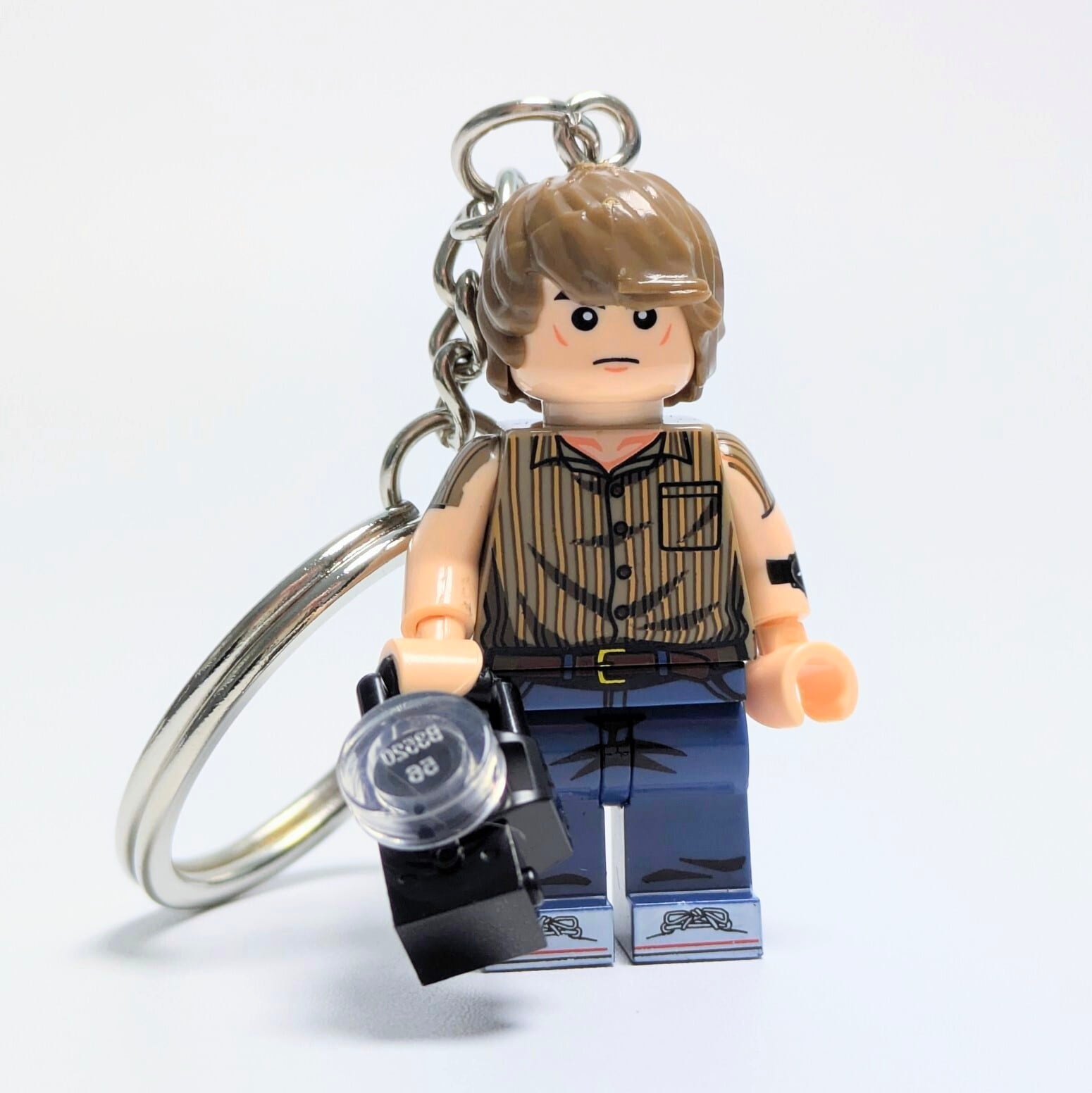 ★ブロックフィギュアキーホルダー★【 Stranger Things / ストレンジャーシングス 】 ジョナサン・バイヤーズ 〚アメリカン雑貨 アメトイ〛