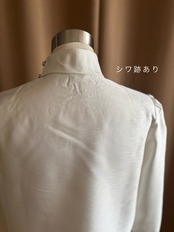 noble classical jabot shirt-4637-4【ブローチ付属商品】