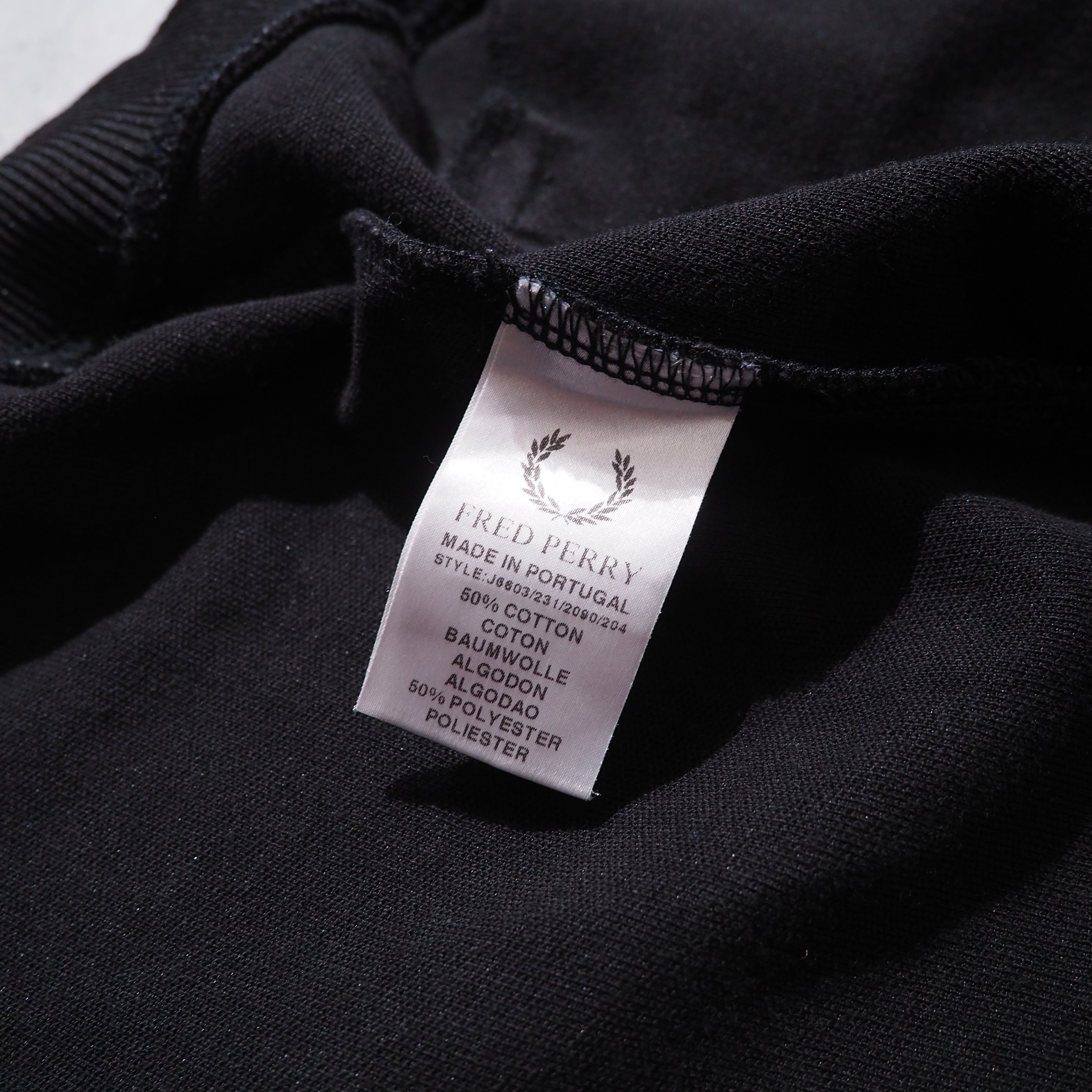 " FRED PERRY " Suede Diamond Pattern vintage High neck Track jacket (made in portugal)