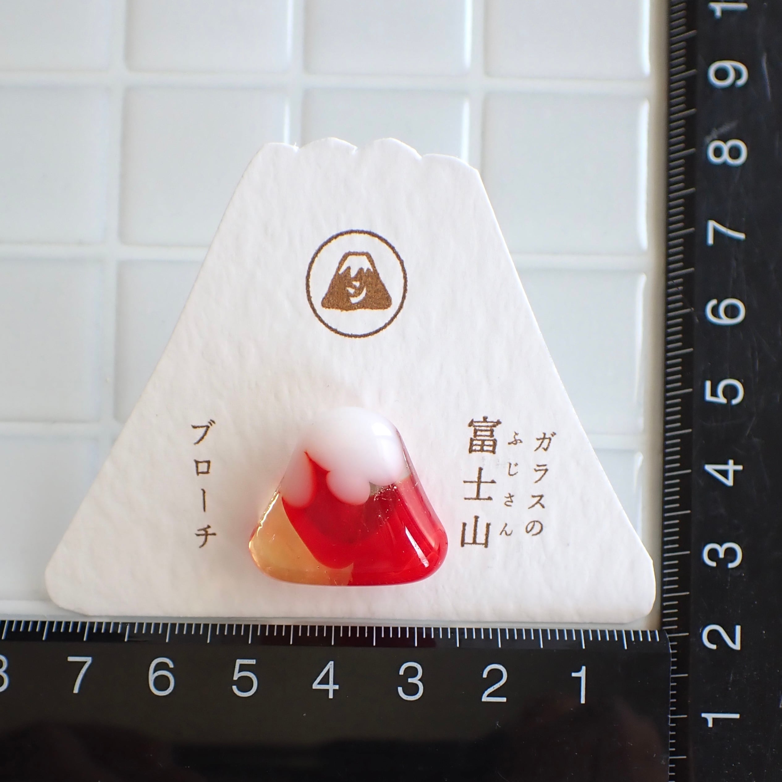 NO.1014❤富士山 花火❤レジンへアゴム ブローチ NO.1014❤富士山 花火