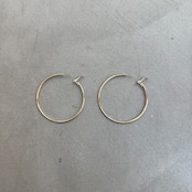 big hoop pierce/gold