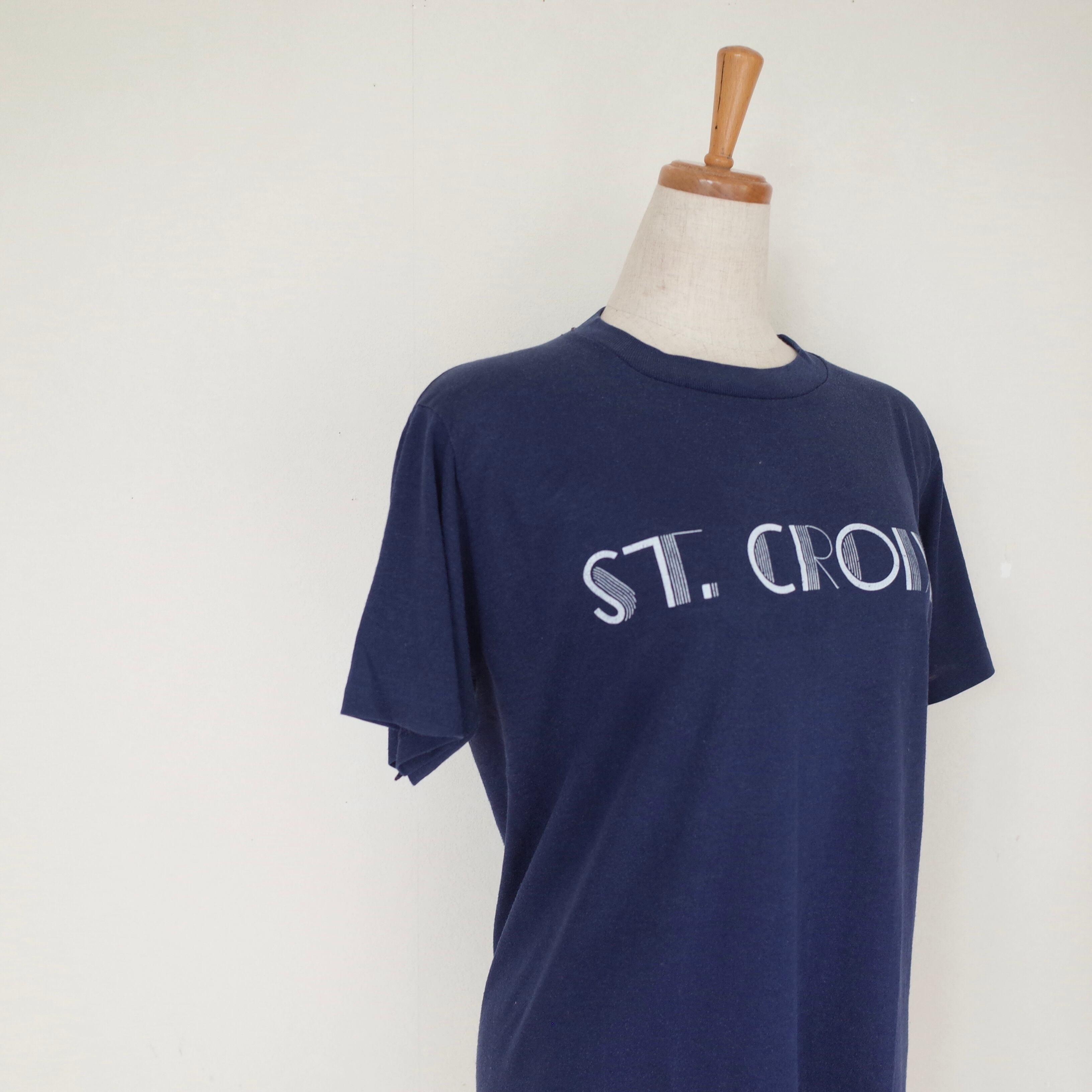 USA made print tee "ST.CROIX"