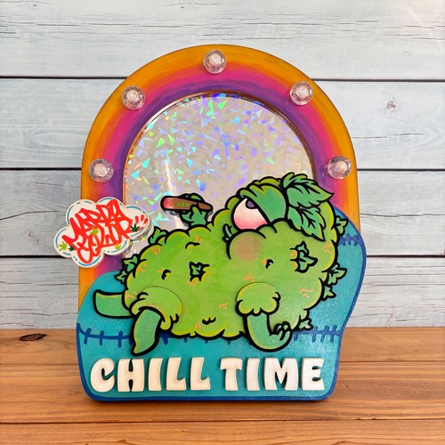 【ハンドメイド作品】CHILL OUT～ライト付きオブジェ