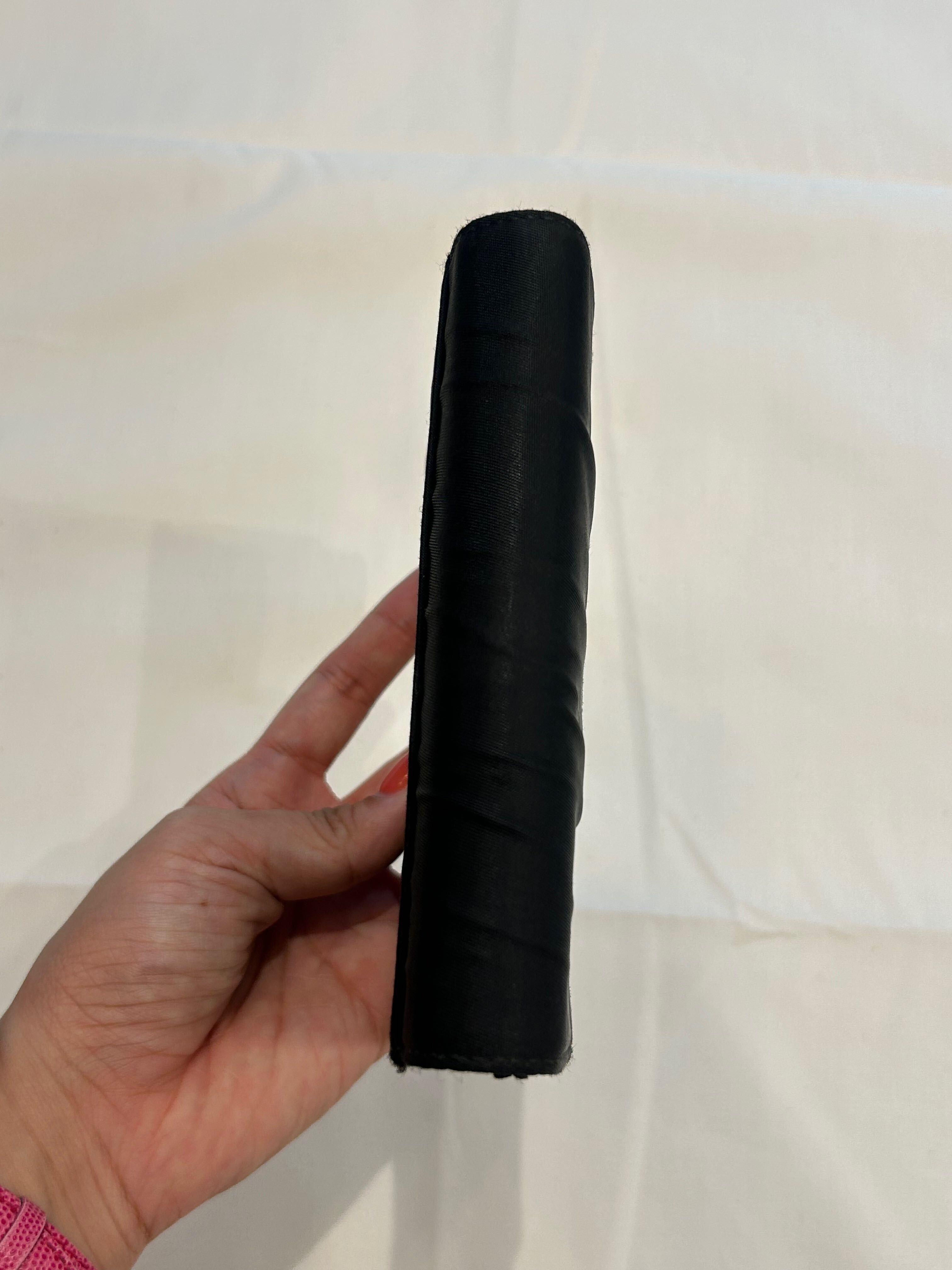 PRADA / vintage black nylon logo wallet. | AURA JAPON