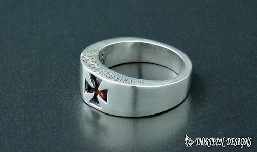 THIRTEEN DESIGNS サーティーンデザインズ JWR-2 CROSS WINDOW JEWEL RING