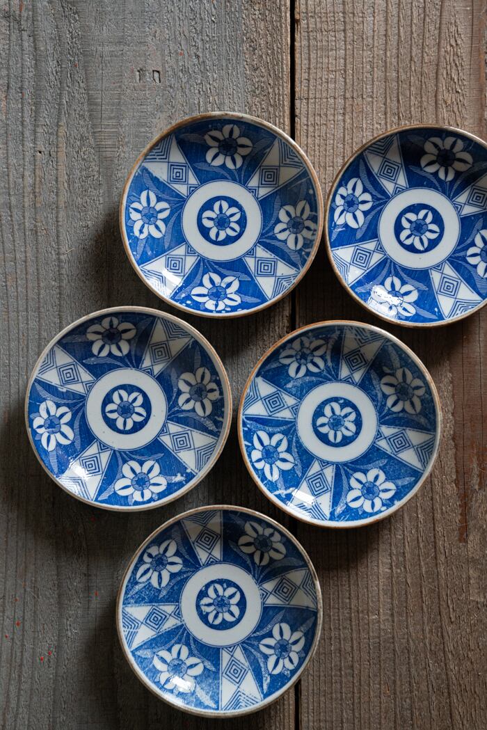印判花小皿（5客セット）-150 | 絢美堂