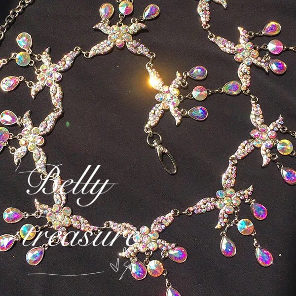 ベリーダンス チェーンベルトアクセサリー WZQ天使の涙