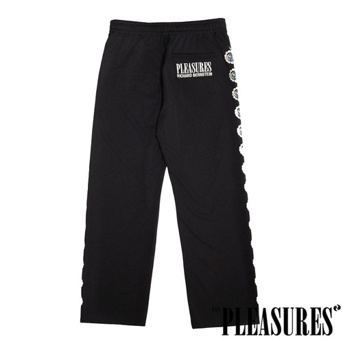 【PLEASURES/プレジャーズ】MYTHIC HOPE TRACK PANTS トラックパンツ / BLACK / HOL25-13822