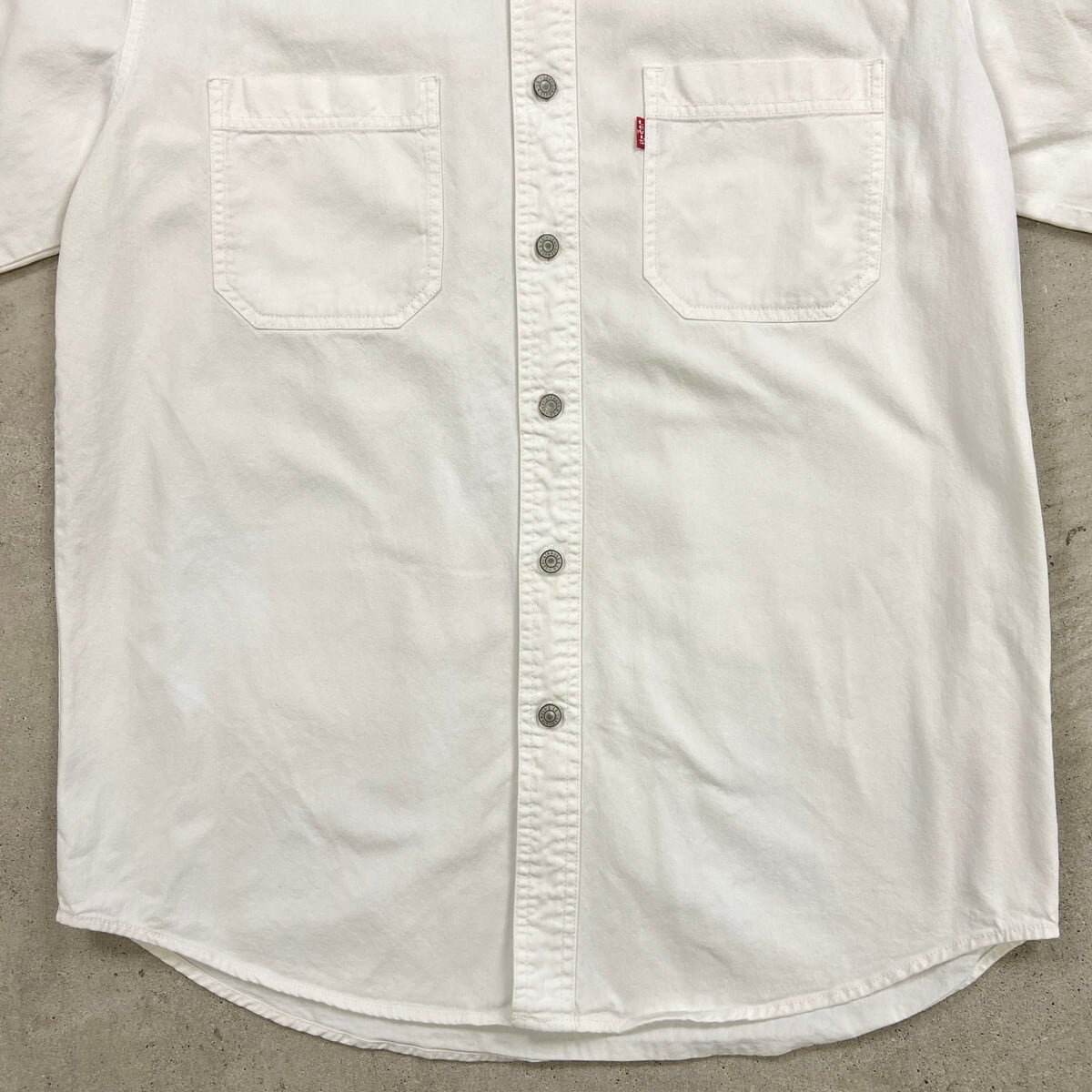 90~00年代 Levi's リーバイス ホワイトデニムシャツ メンズL~XL相当