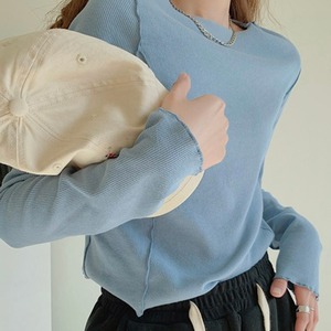 リブメロウデザイントップス　A1614