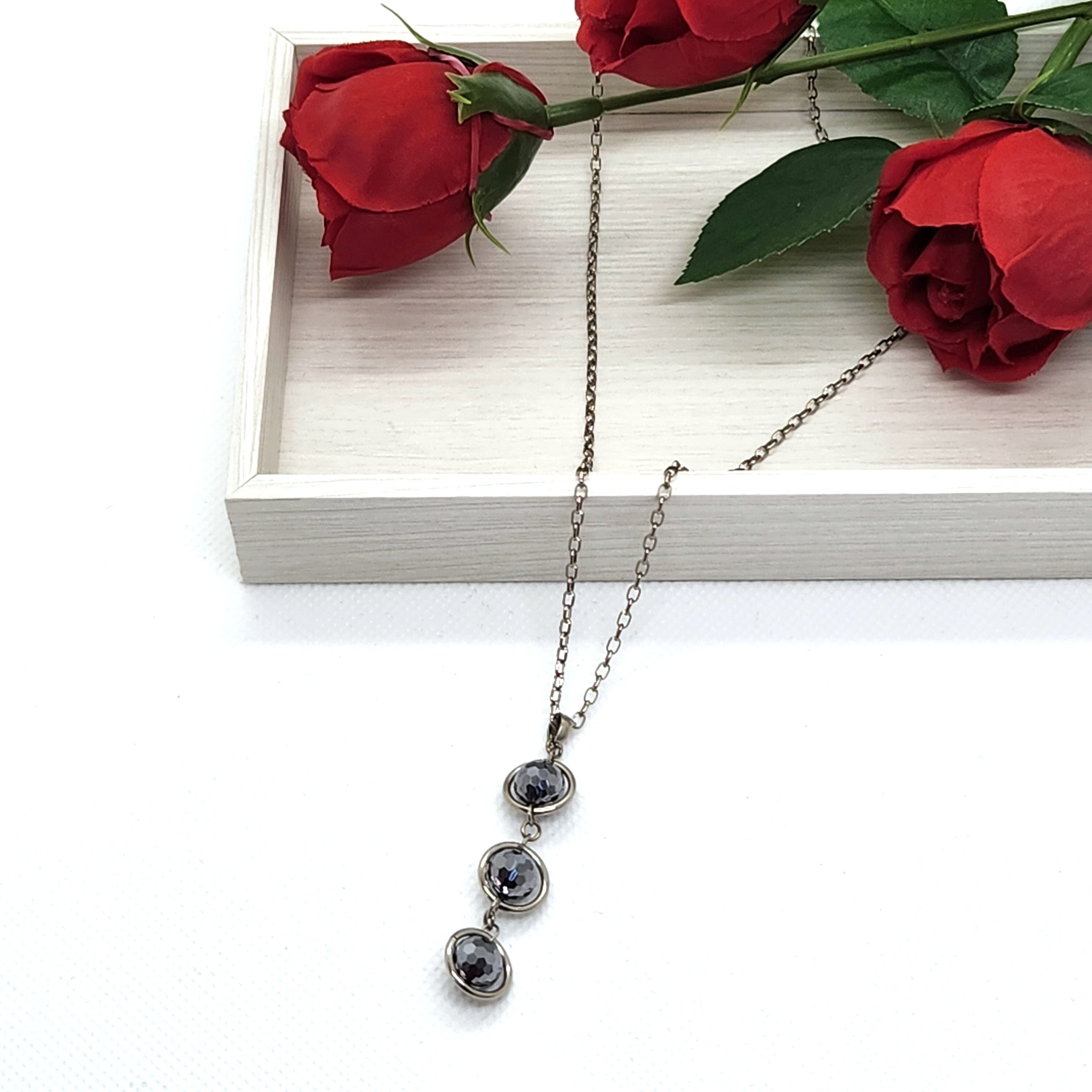 純チタン ネックレス テラヘルツとリング3連 | DAPTA Pure titanium