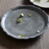 たくまポタリー　6寸プレート 輪花　(1枚) ：　2104700000211