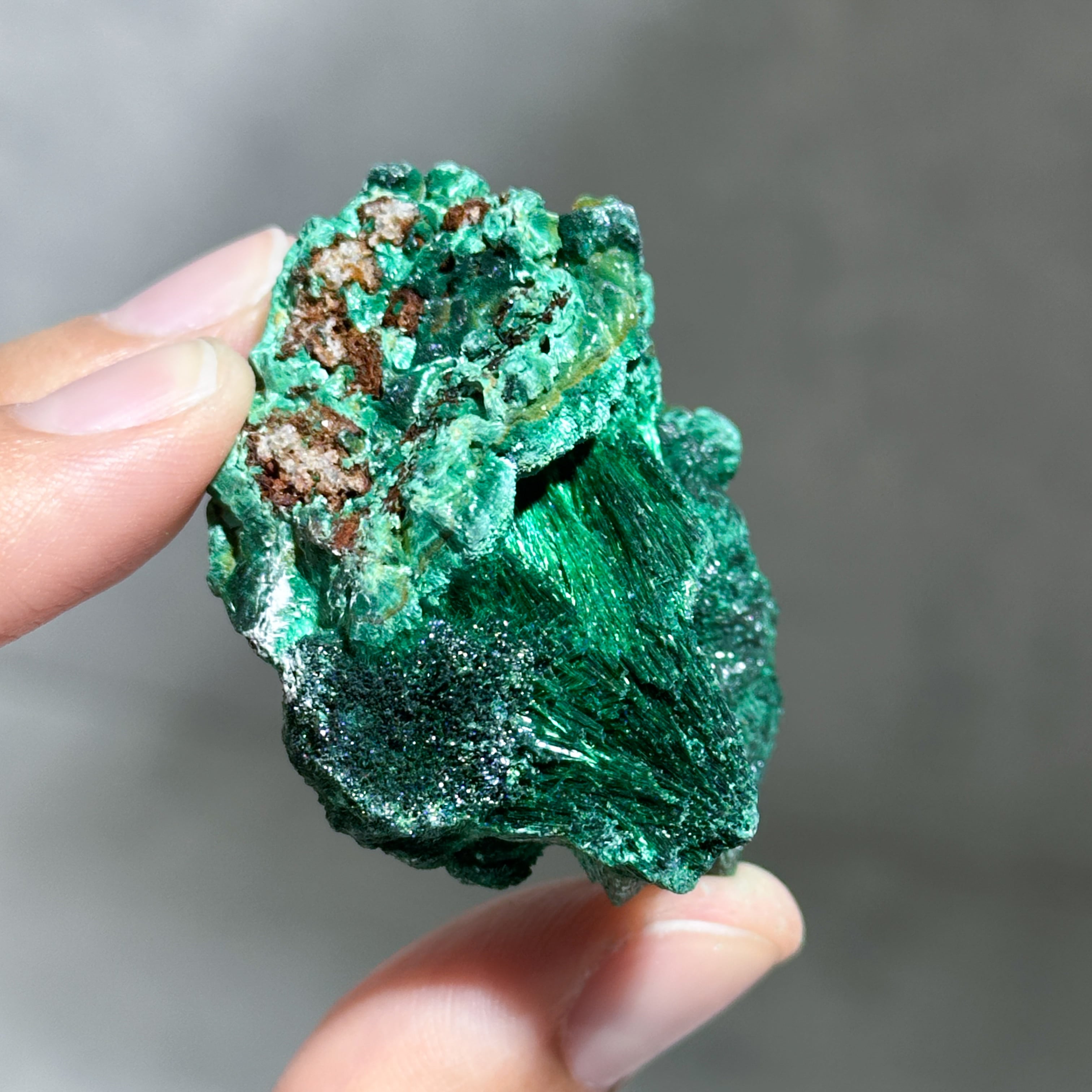 ベルベットマラカイト 原石73◇ Malachite ◇天然石・鉱物