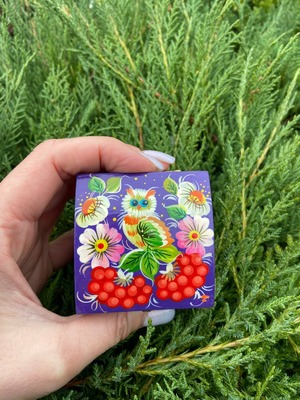 ペトリキフカ・ジュエリーボックス(Khomenko）