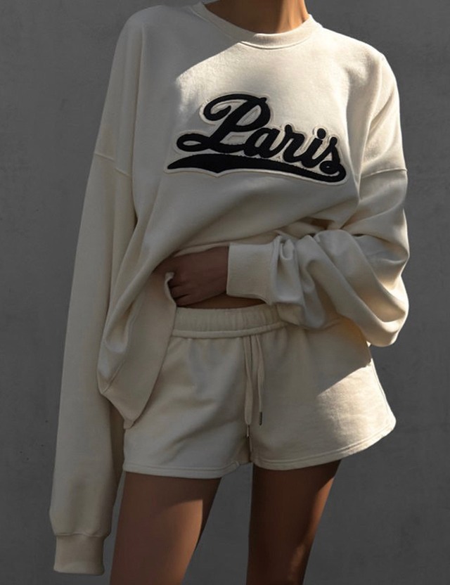 【23ss】Paris Stitch over-fit Sweat_3colors