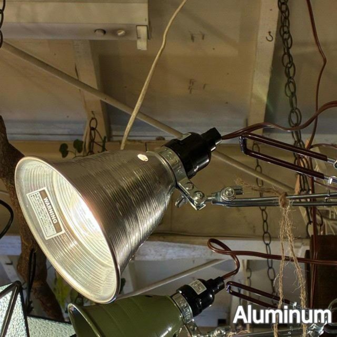 DULTON ALUMINUM CLIP LAMP S, Dalton Aluminum Clip Lamp, Small, Available in 3 Colors: Silver, Olive, and Red, E26, Desk Lamp