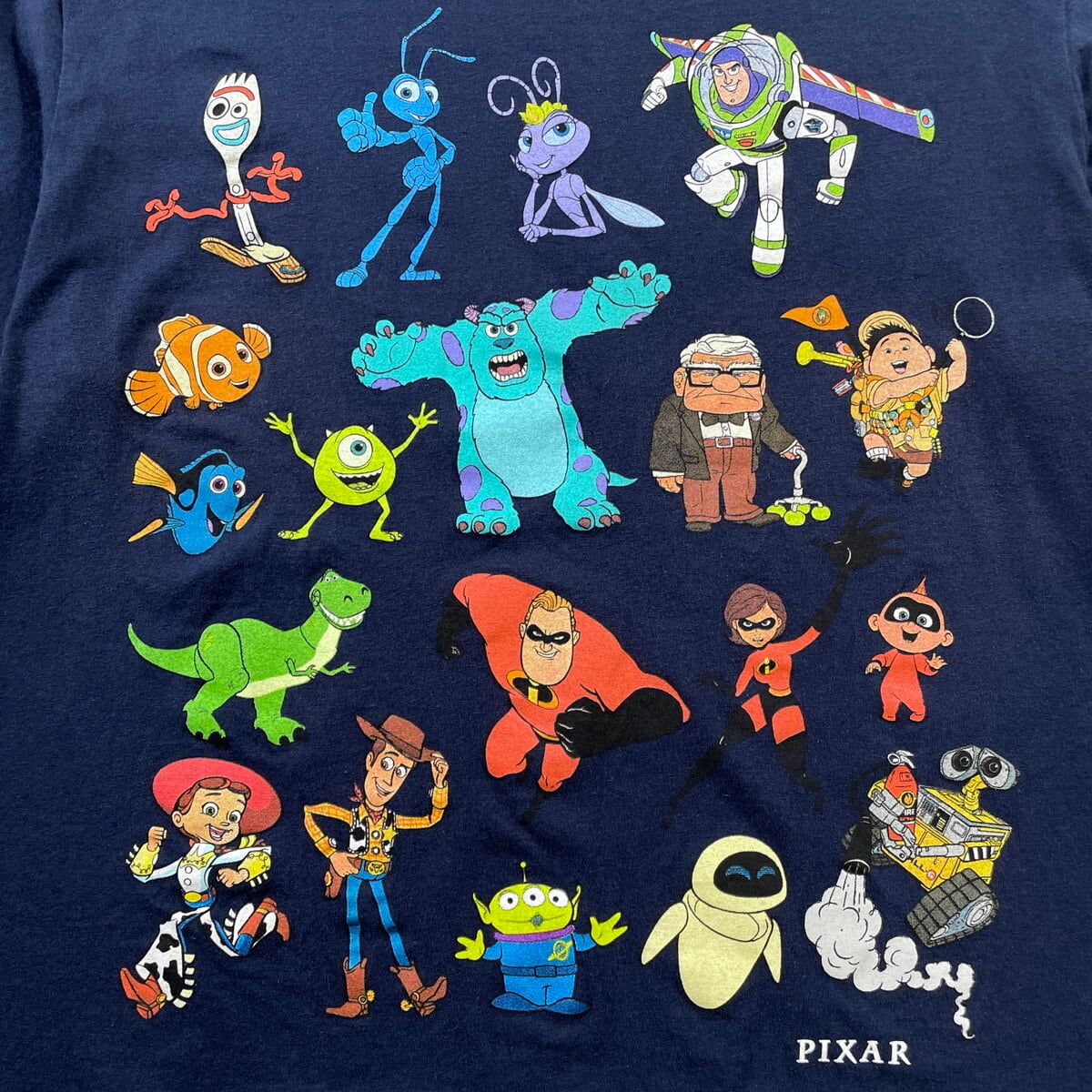 Disney PIXAR ディズニー ピクサー ムービーT ムービープリントTシャツ