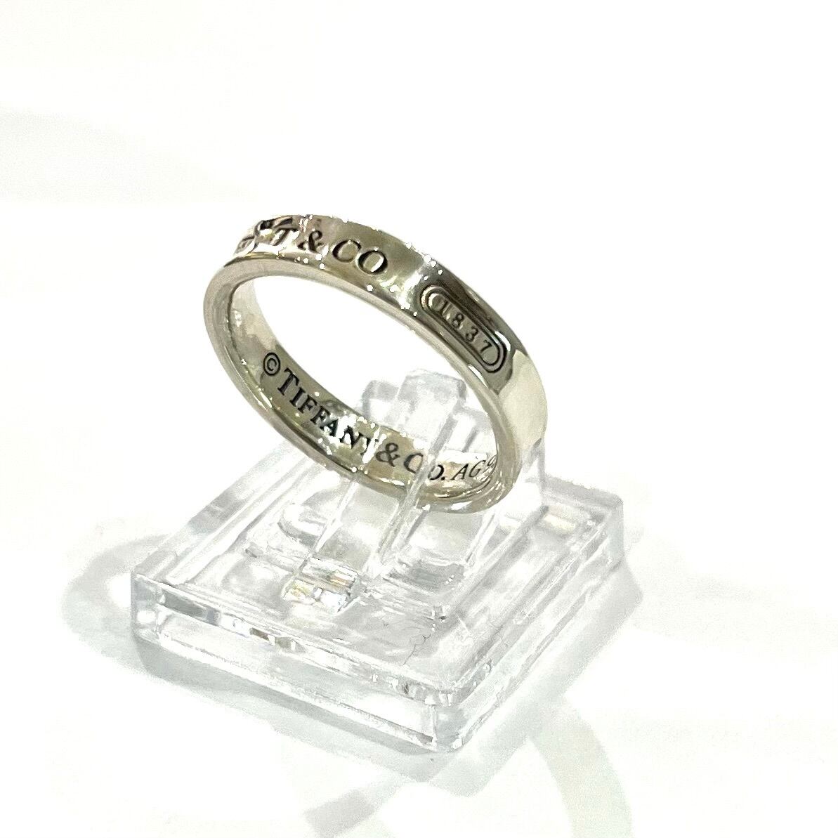 TIFFANY&CO】 【12号 】2396 T&CO ナローシルバー925ヴィンテージ