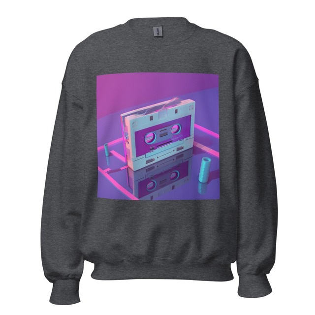 Vaporwave 80s 90s Cassette Tape Synthwave Retrowave Citypop Aesthetic  Unisex Sweatshirt | RRRS