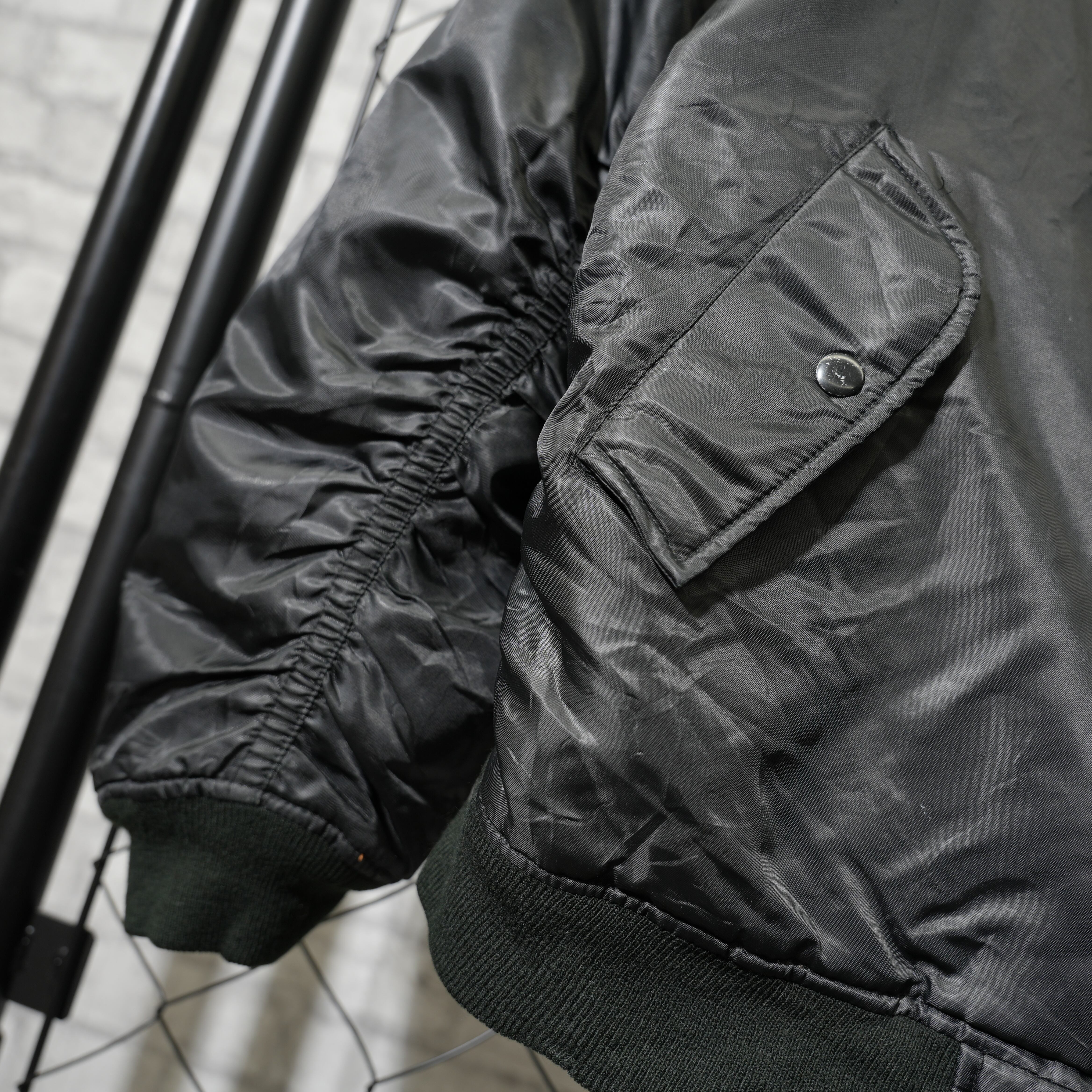 TRADESMAN MA-1 フライトジャケット Lサイズ 短丈 シャーリング