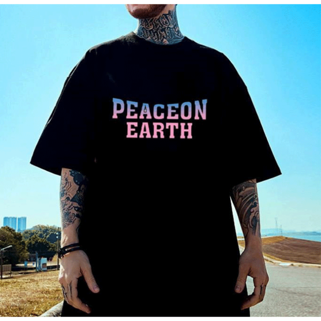 ベアーバックプリント熊Ｔシャツ