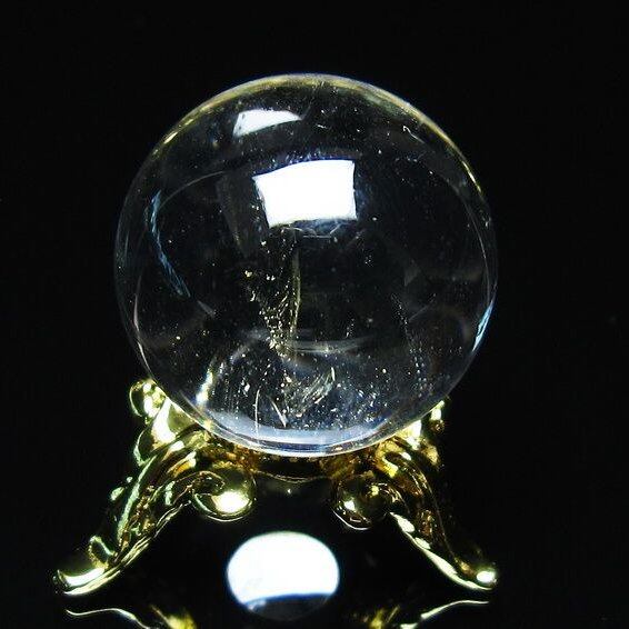 水晶 丸玉 20mm 一点物 141-7609