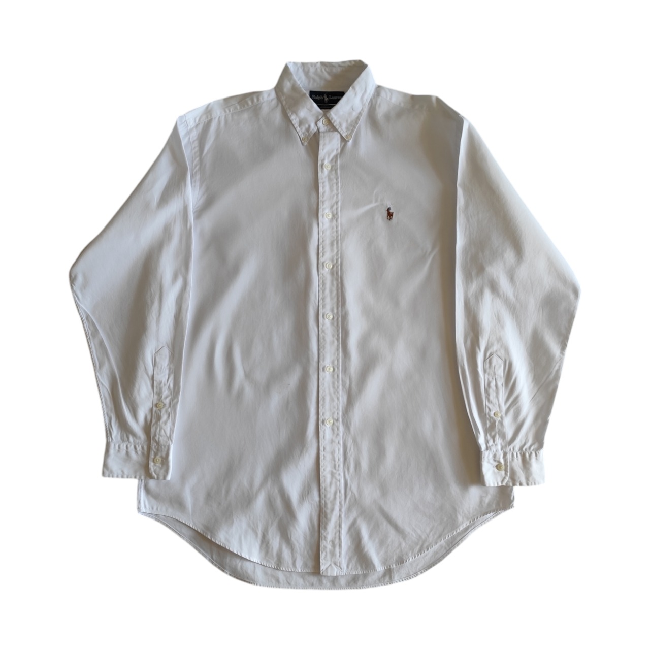 Ralph Lauren　ラルフローレン　ボタンダウンシャツ　YARMOUTH　ホワイト　ドレスシャツ　16-34