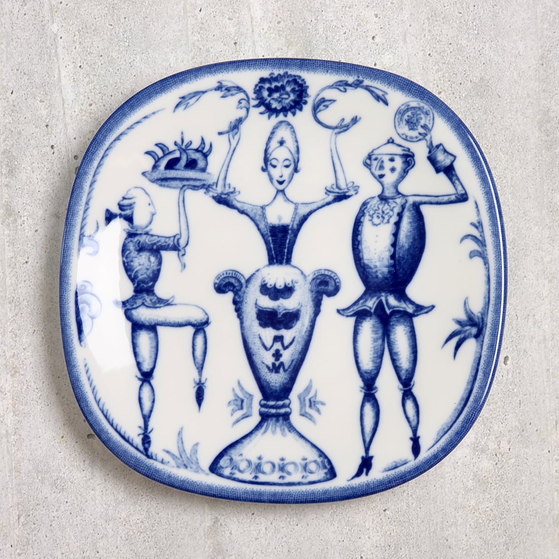 Rorstrand ロールストランド 創立250周年記念絵皿『18世紀