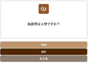 Yes/No Chart BROWN スタイル