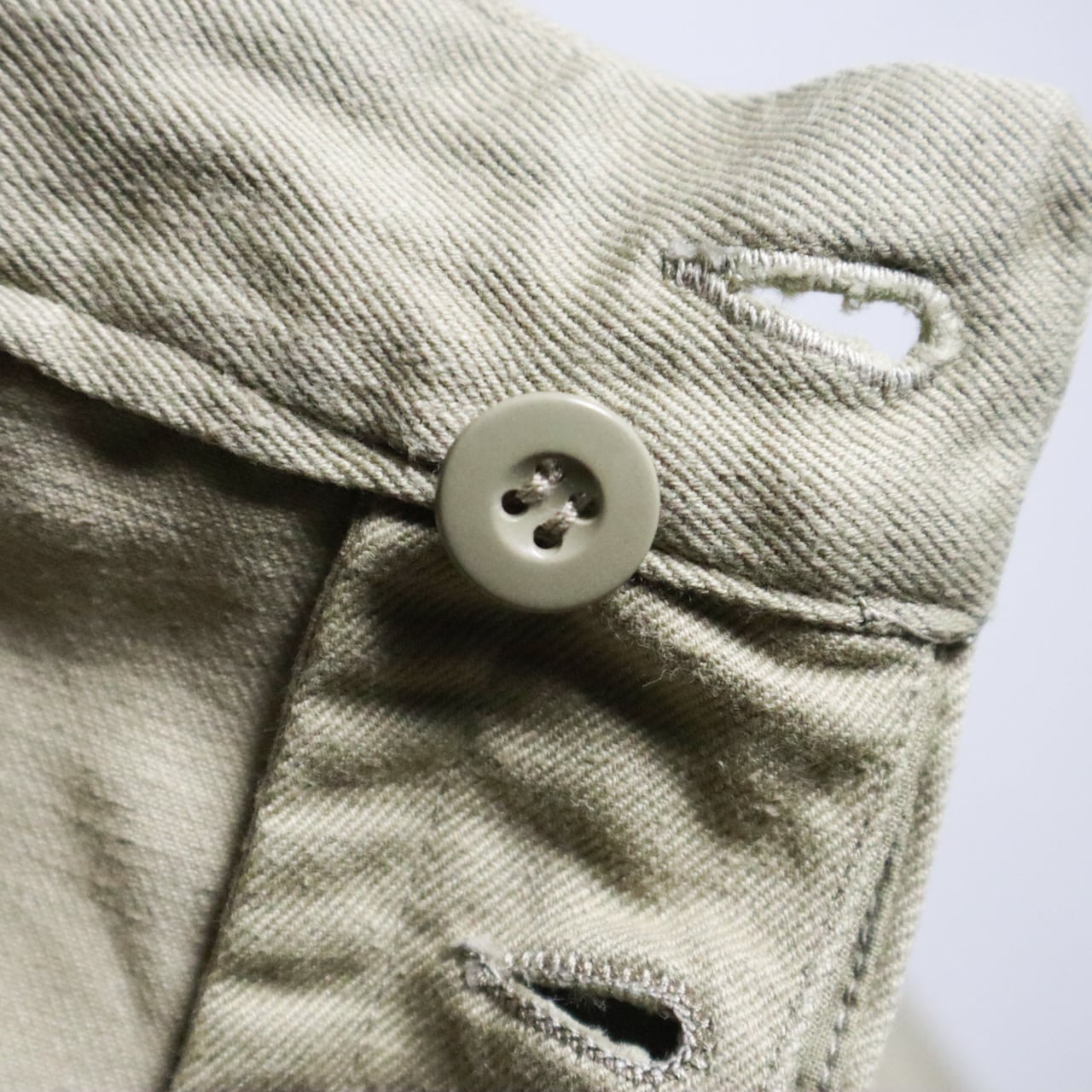 FRENCH ARMY M-52 CHINO TROUSERS LATE MODEL フランス軍 M52 チノ ...