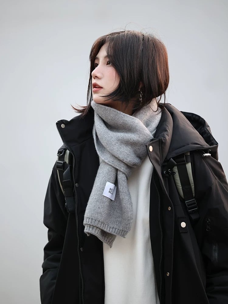 NCLLW ウールニットマフラー / NCLLW Wool Knit Scarf