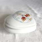 ハート型小物入れ　Limoges リモージュ　ボンボニエール　アールデコファッション　クラシックカー　12otek15